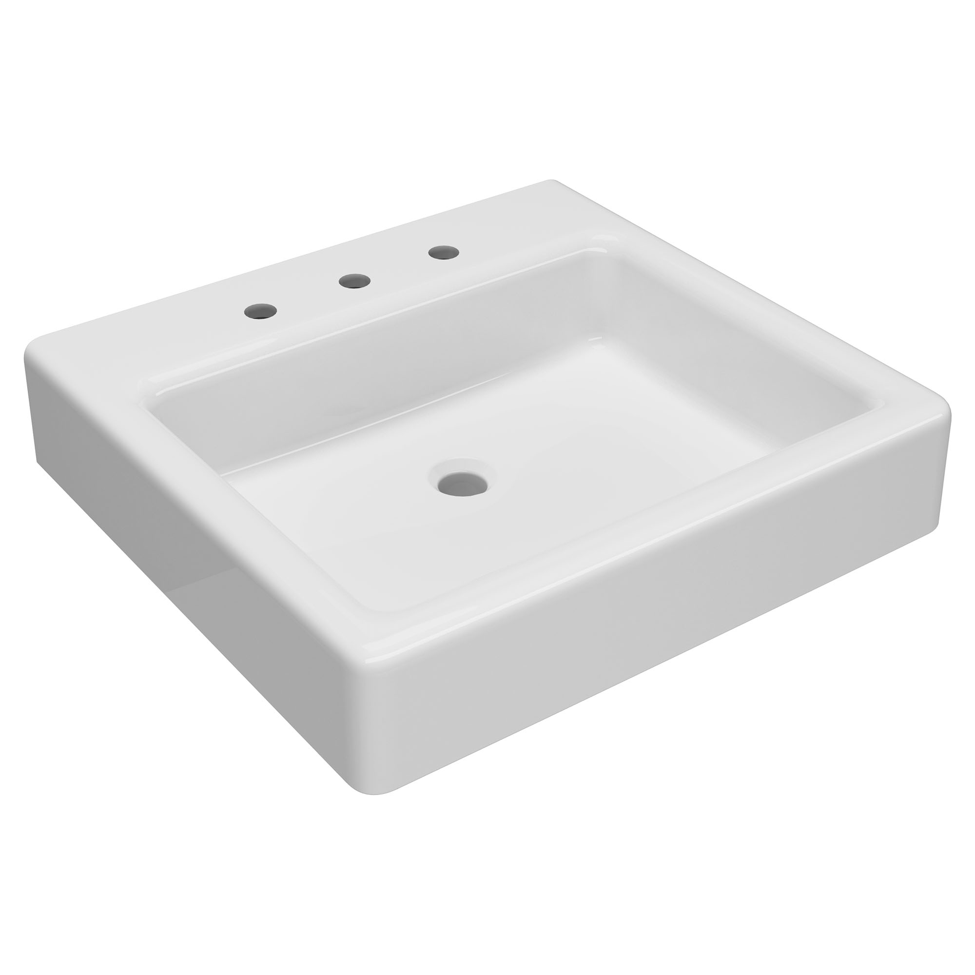 24 in.  Above Counter Bathroom Sink, 3 hole